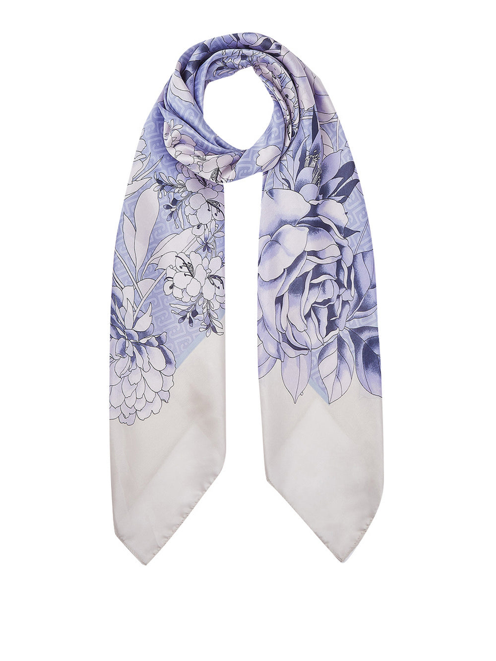 Liu Jo Foulard Liu Jo Romantic - Avorio/Azzurro