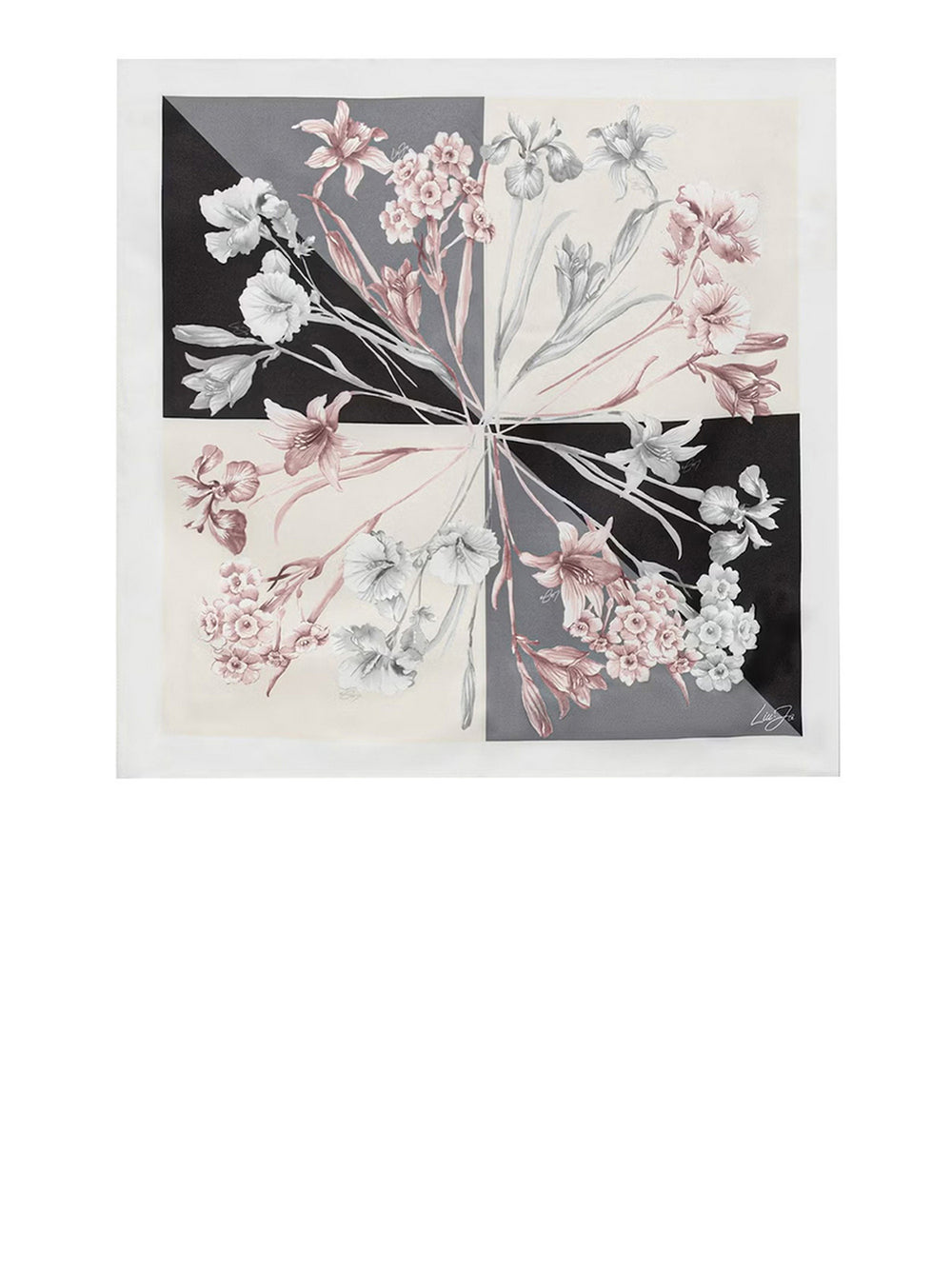 Liu Jo Foulard Liu Jo Flowery - Nero