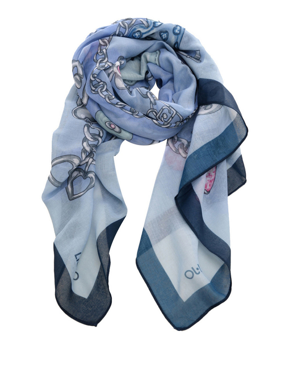 Liu Jo Foulard Liu Jo Charmy 120 x120 - Blu