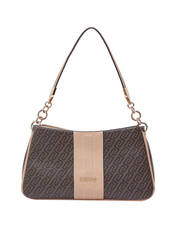 Liu Jo Borsa A Spalla Piccola Liu Jo Monogram - Marrone