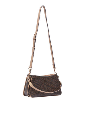 Liu Jo Borsa A Spalla Piccola Liu Jo Monogram - Marrone