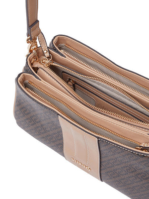 Liu Jo Borsa A Spalla Piccola Liu Jo Monogram - Marrone