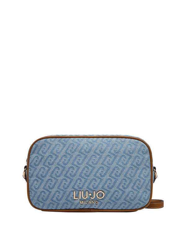 Liu Jo Borsa A Tracolla Liu Jo In Denim Jacquard - Denim