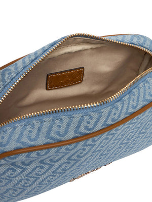 Liu Jo Borsa A Tracolla Liu Jo In Denim Jacquard - Denim