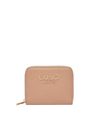 LIUJO ACCESSORI1 Portafoglio M Zip Around Liu Jo - Cammello