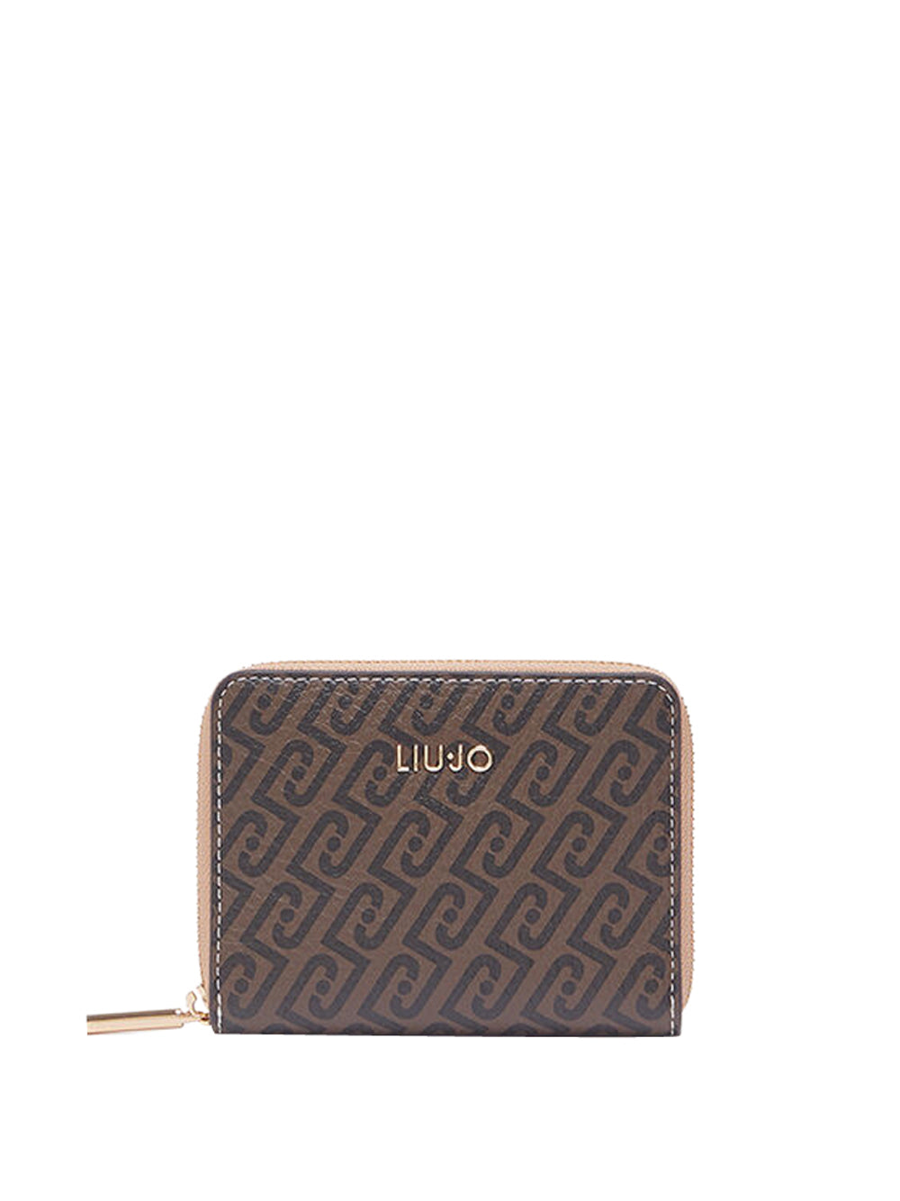LIUJO ACCESSORI1 Portafoglio M Zip Around Liu Jo - Marrone