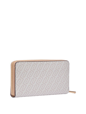 Liu Jo Portafoglio Liu Jo Grande Monogram - Bianco/Beige
