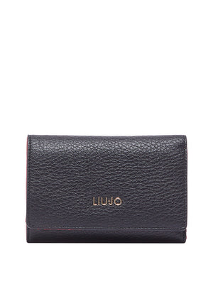 Liu Jo Portafoglio Liu Jo M Trifold - Nero/Rosso