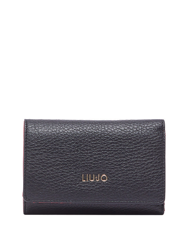 Liu Jo Portafoglio Liu Jo M Trifold - Nero/Rosso