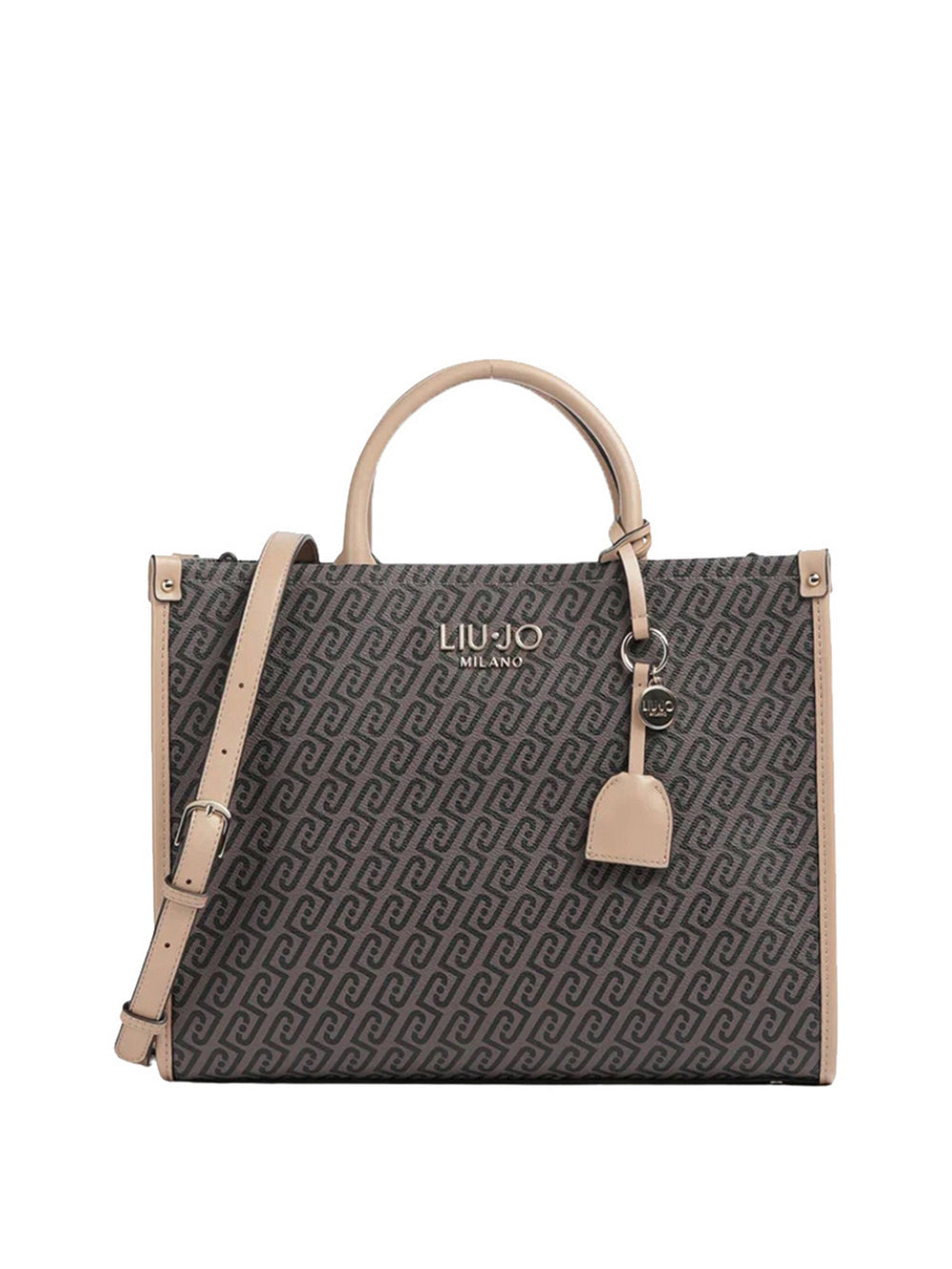 Liu Jo Borsa A Mano Liu Jo Con Charm - Testa di Moro/Cipria