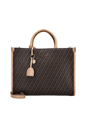Liu Jo Borsa A Mano Liu Jo Con Charm - Testa Di Moro/Cipria
