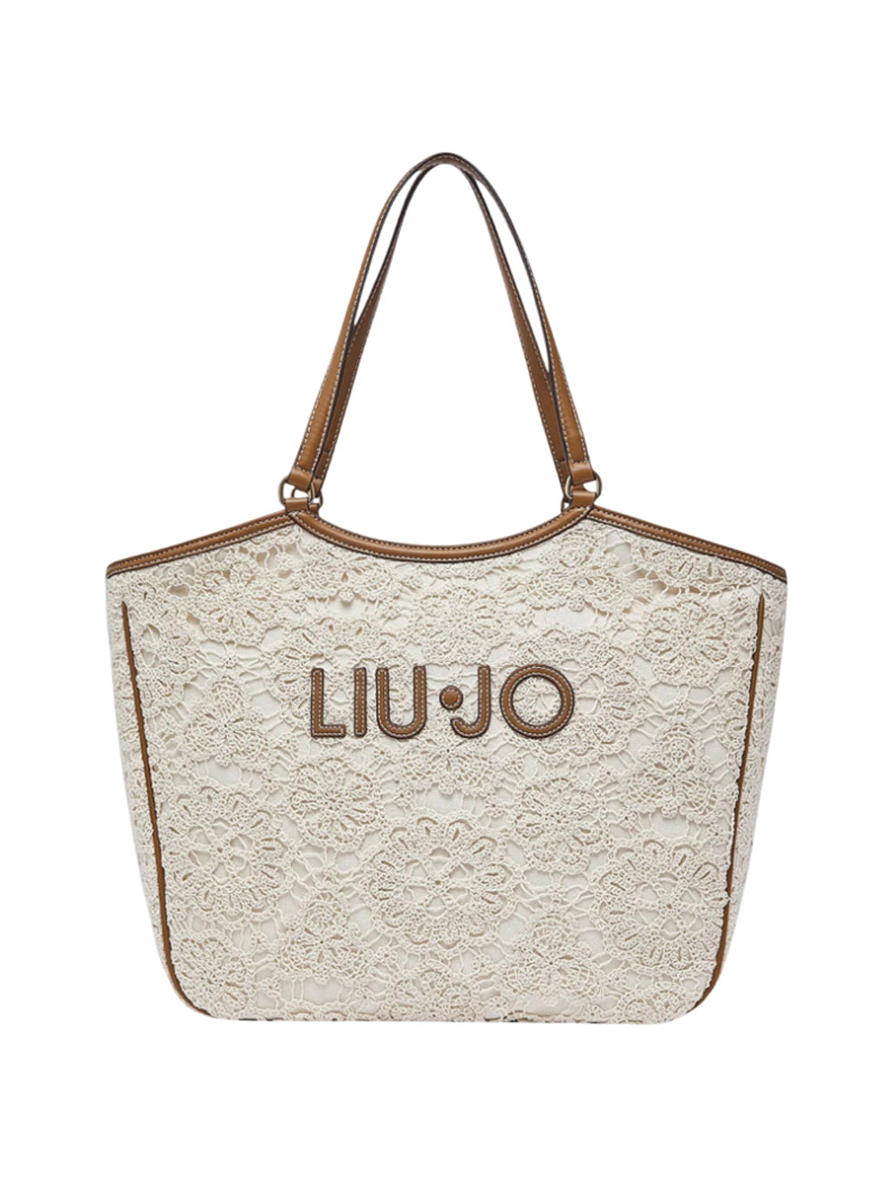 LIUJO ACCESSORI1 Borsa A Mano Liu Jo Tote - Crema/Cuoio