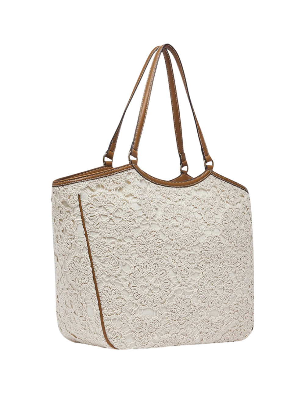 LIUJO ACCESSORI1 Borsa A Mano Liu Jo Tote - Crema/Cuoio