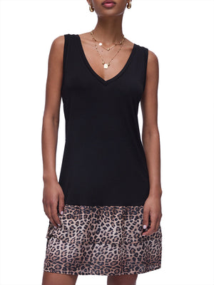 LIUJO BEACHWEAR Abito Liu Jo Con Volant - Animalier