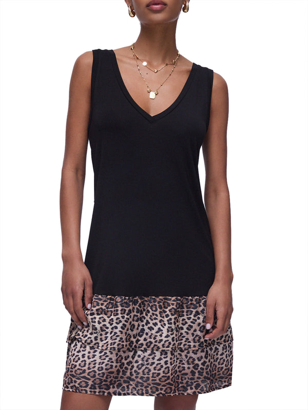LIUJO BEACHWEAR Abito Liu Jo Con Volant - Animalier