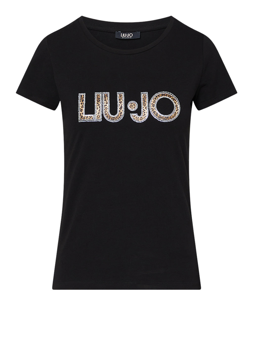 LIUJO BEACHWEAR T-Shirt Basica Liu Jo - Nero/Animalier