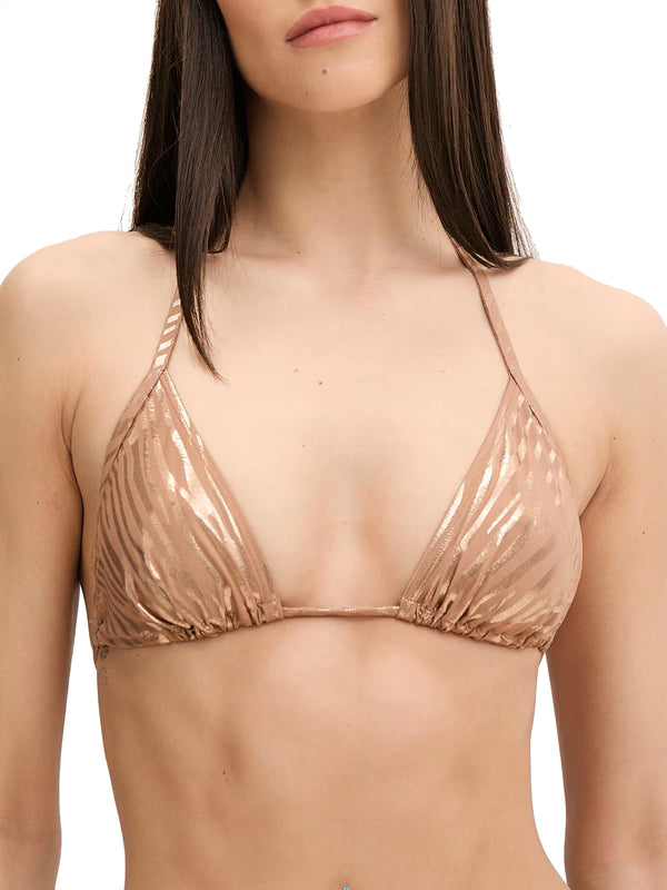LIUJO BEACHWEAR Costume Bikini E Slip Liu Jo Marrone