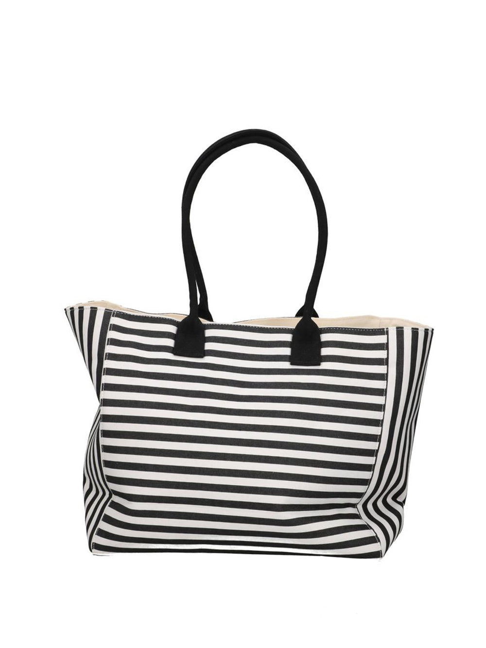 LIUJO BEACHWEAR Borsa A ManoTote Bag Grande Liu Jo - Nero/Bianco