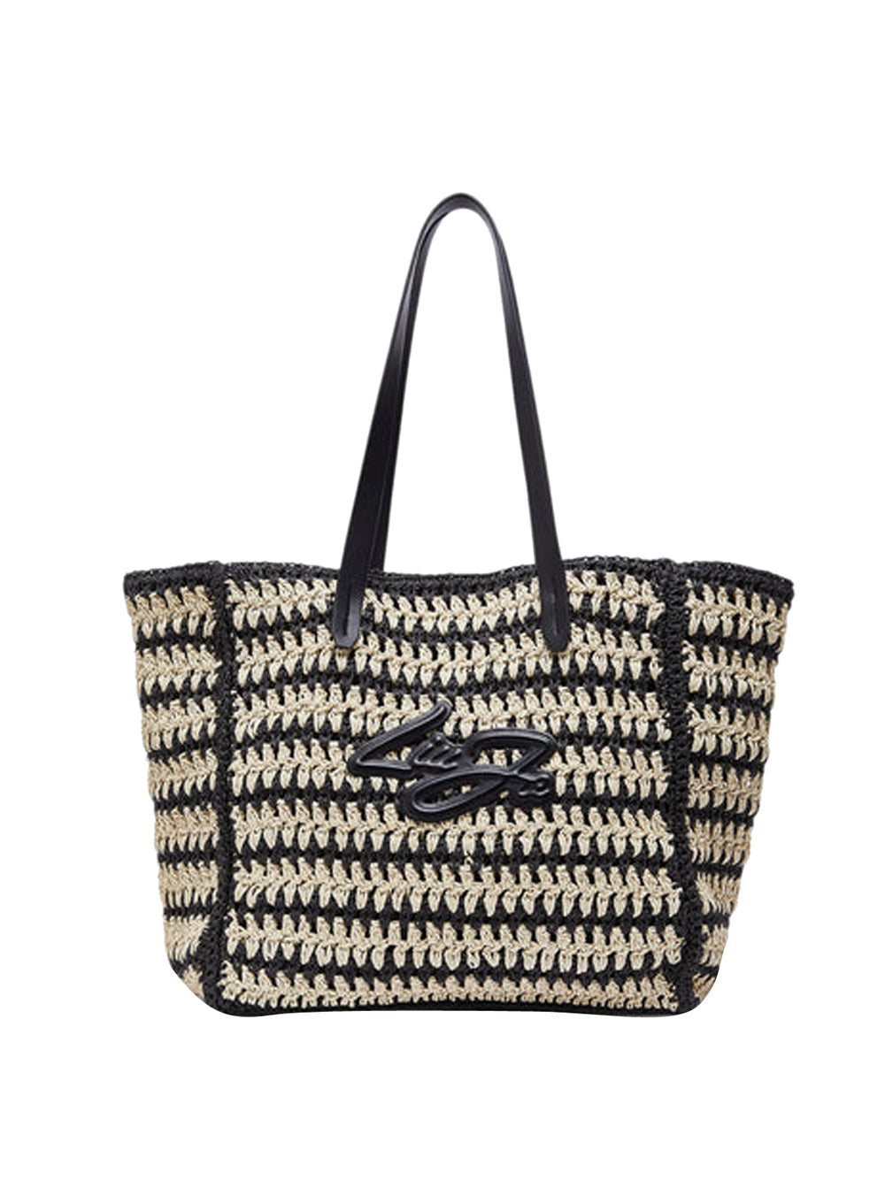 LIUJO BEACHWEAR Borsa Tote Media In Paglia Liu Jo - Neutro