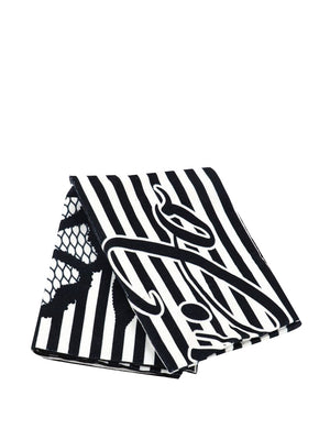 LIUJO BEACHWEAR Telo Mare Liu Jo - Nero/Bianco