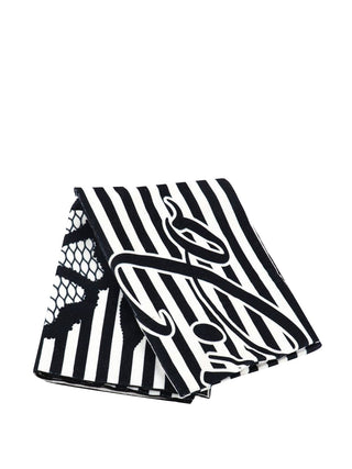 LIUJO BEACHWEAR Telo Mare Liu Jo - Nero/Bianco