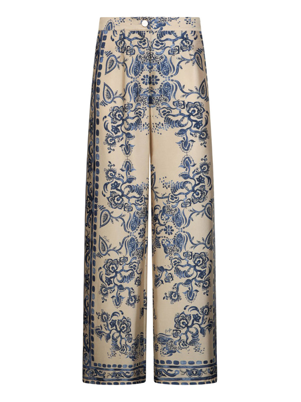 LIU.JO BLACK Pantalone Liu Jo Con Stampa Foulard - Azzurro