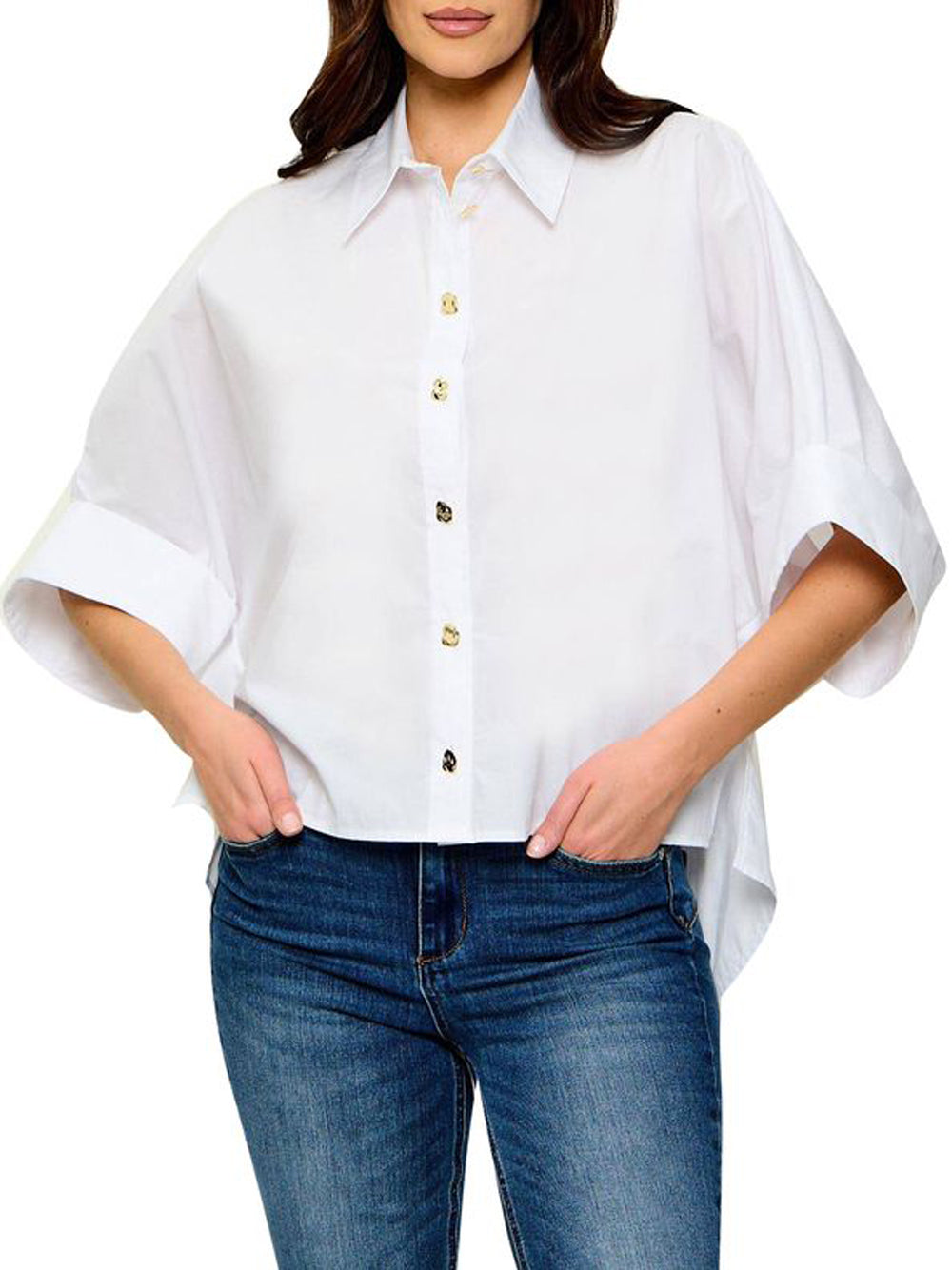 LIU.JO BLACK Camicia Over Liu Jo - Bianco