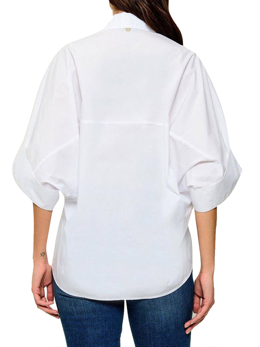 LIU.JO BLACK Camicia Over Liu Jo - Bianco