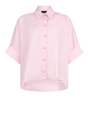 Liu Jo Camicia Liu Jo Oversize In Popeline - Rosa