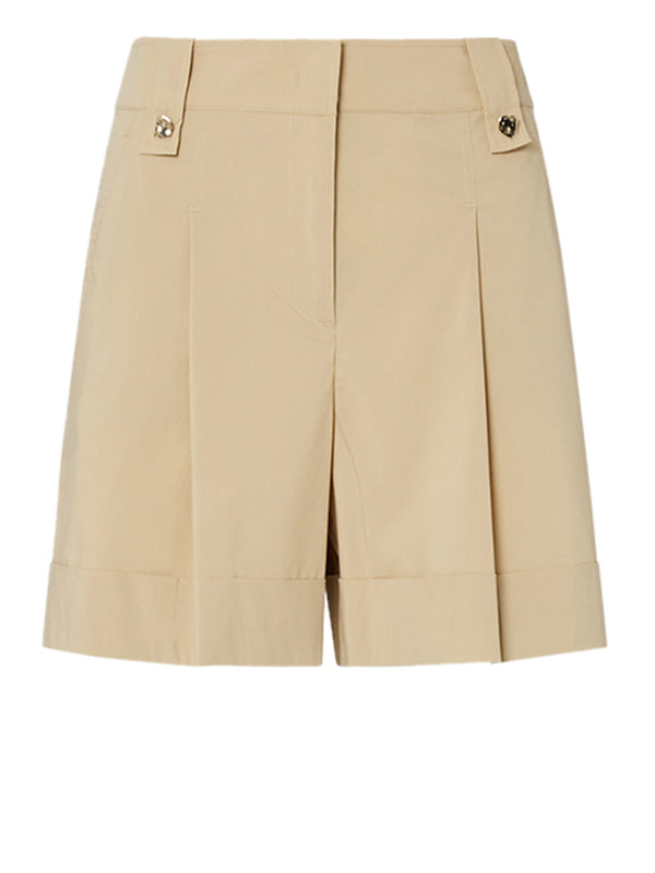 LIU.JO BLACK Shorts Liu Jo in popeline - Cappuccino