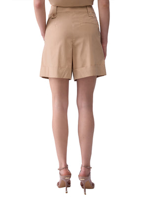 LIU.JO BLACK Shorts Liu Jo in popeline - Cappuccino