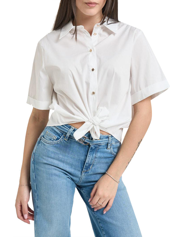 LIU.JO BLACK Camicia Mezzamanica Liu Jo - Bianco