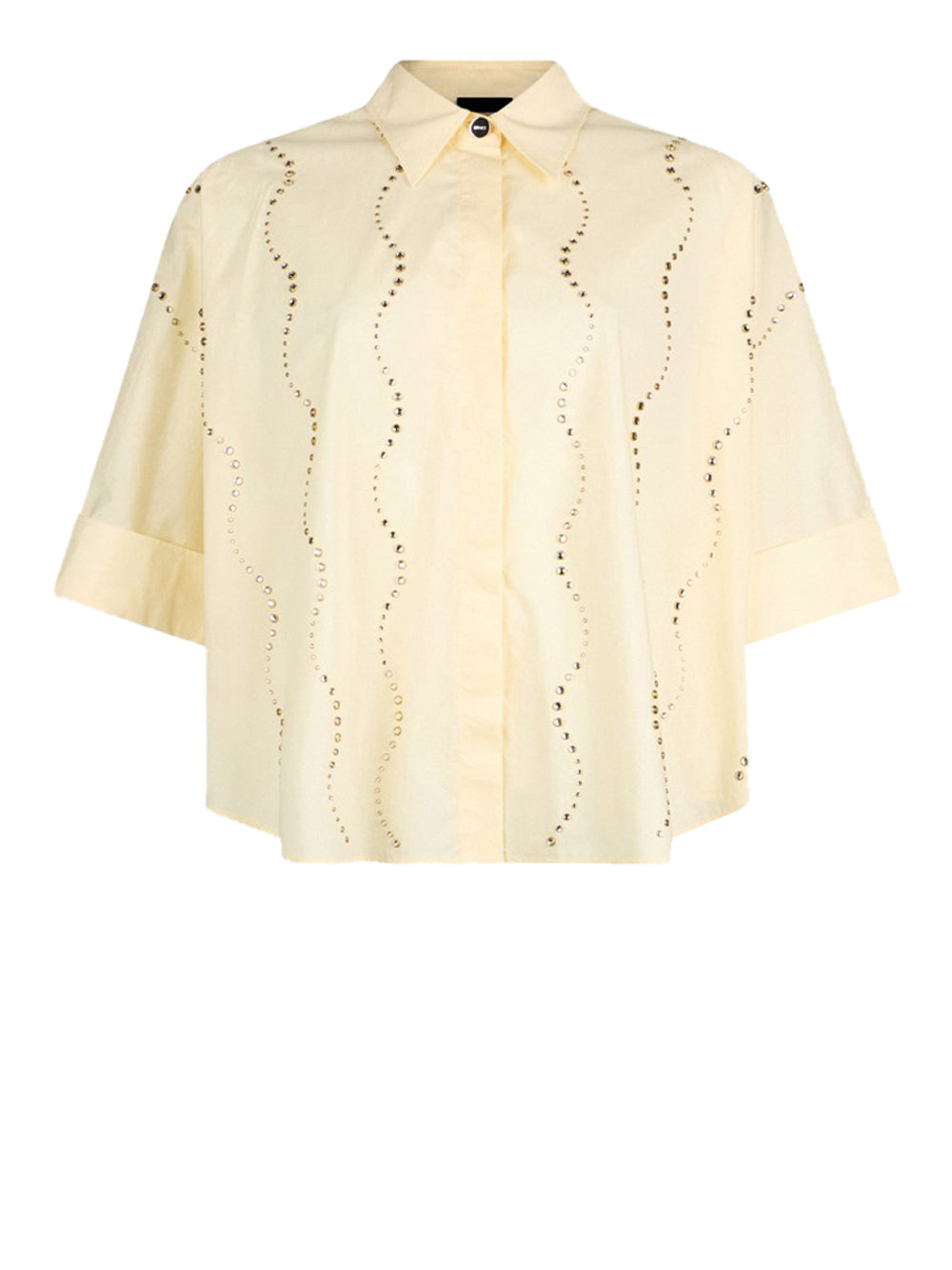 LIU.JO BLACK Camicia Liu Jo Con Applicazioni Gioiello - Giallo