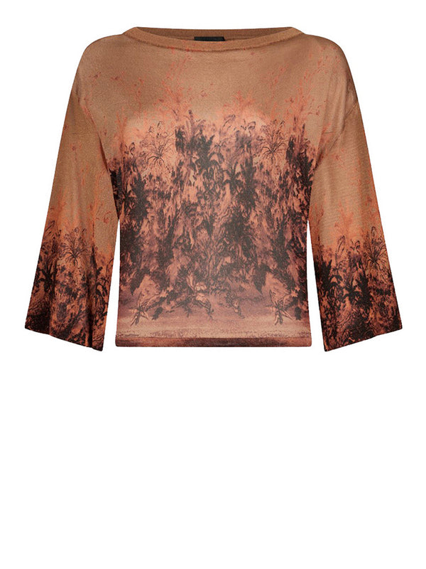 Liu Jo Maglia Con Stampa Liu Jo - Marrone