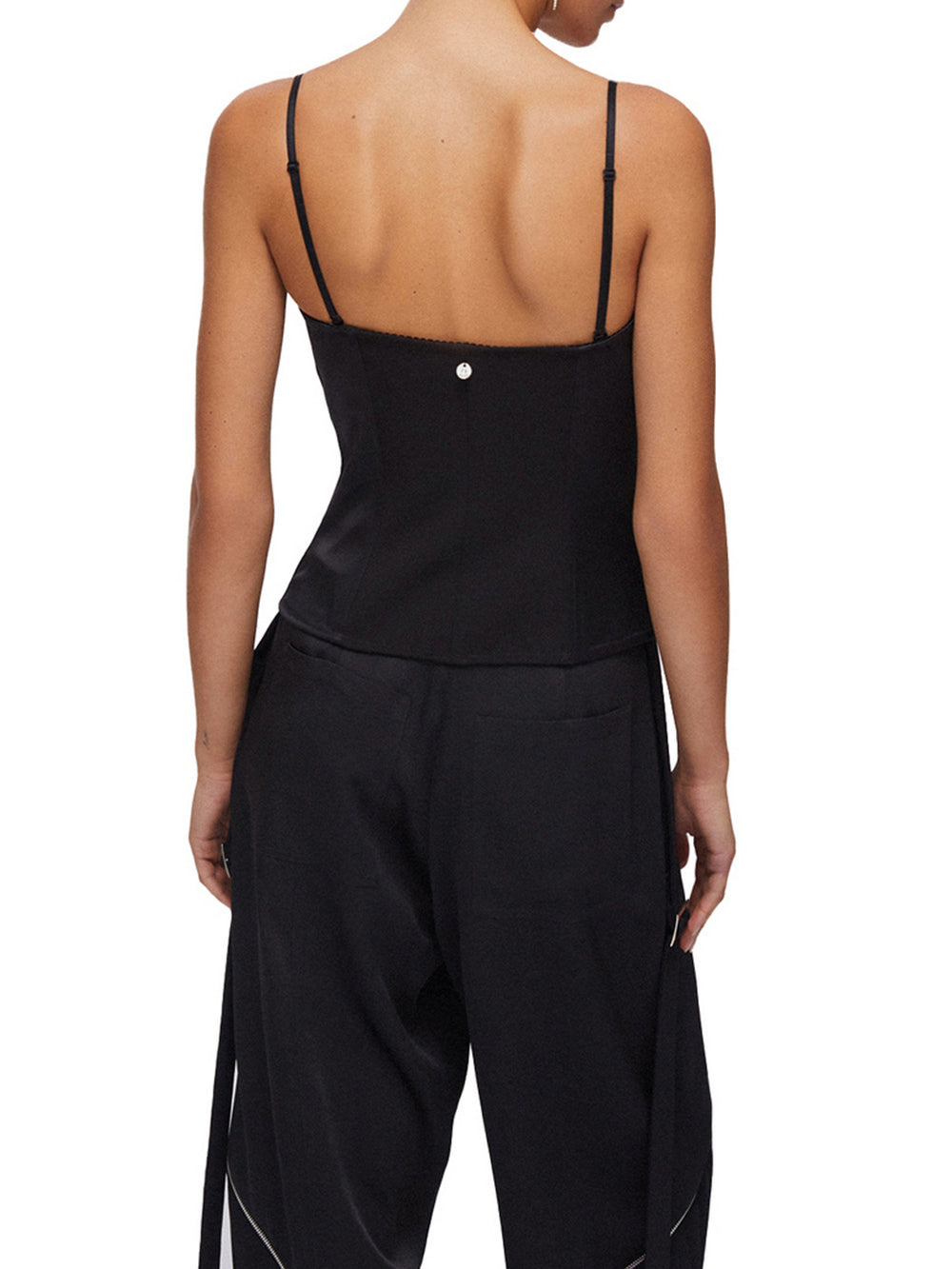 Liu Jo Top Bustier In Raso Liu Jo - Nero