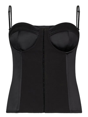 Liu Jo Top Bustier In Raso Liu Jo - Nero