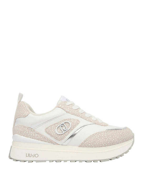 Liu Jo Sneakers Liu Jo Maxi Wonder 97 - Bianco/Rosa