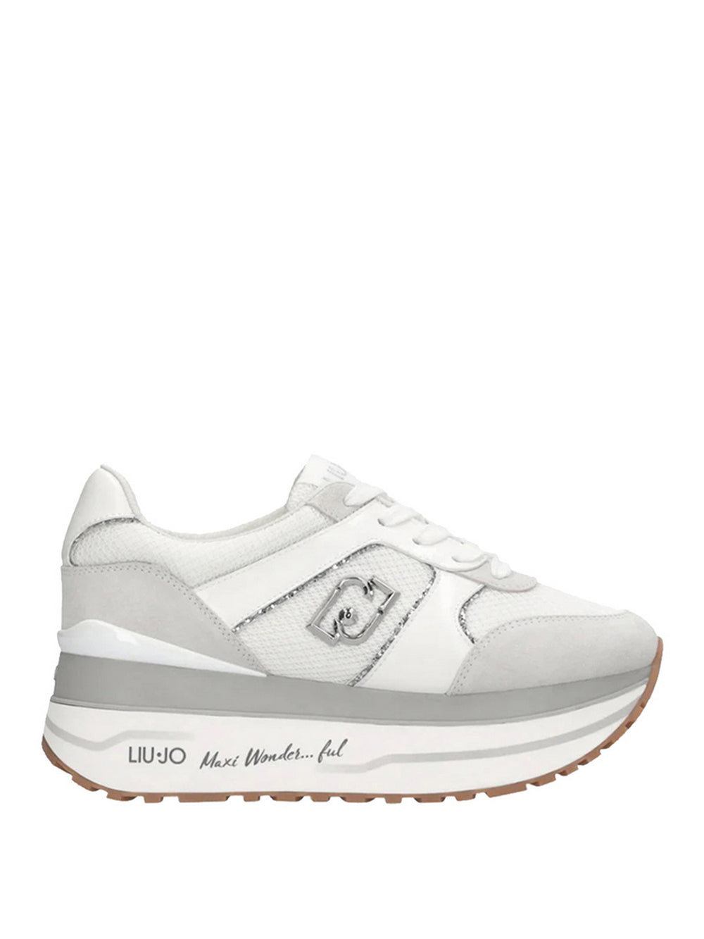 Liu Jo Sneakers Liu Jo Maxi Wonder Plus 02 - Bianco/Grigio