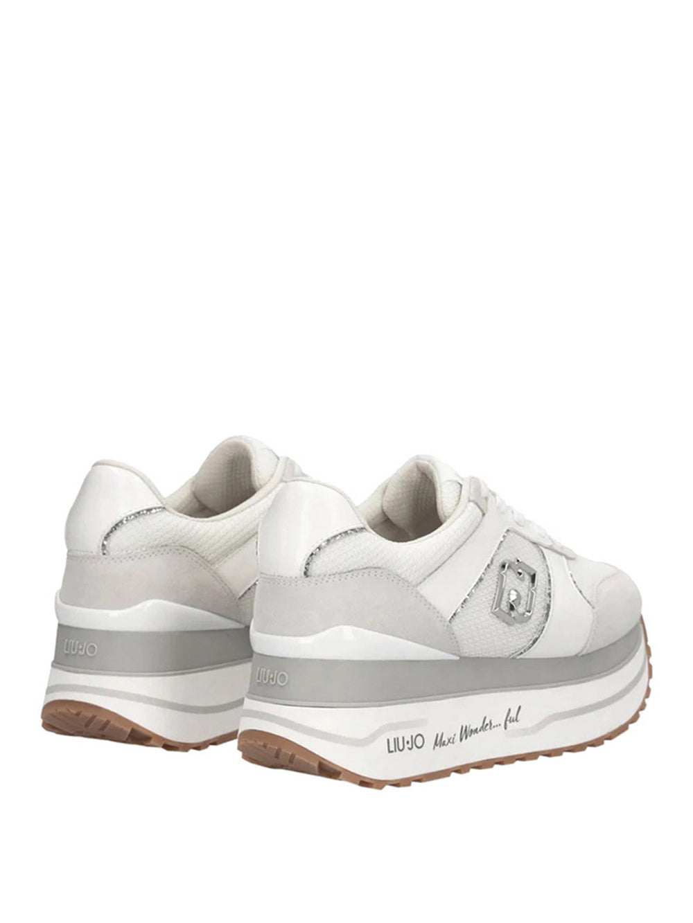 Liu Jo Sneakers Liu Jo Maxi Wonder Plus 02 - Bianco/Grigio