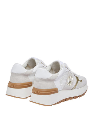 Liu Jo Sneakers Liu Jo Platform In Suede E Mesh - Bianco