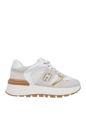 Liu Jo Sneakers Liu Jo Platform In Suede E Mesh - Bianco