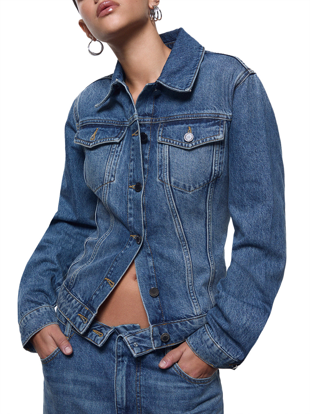 Liu Jo Giacca Liu Jo In Denim Con Stringhe - Blu