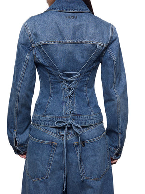 Liu Jo Giacca Liu Jo In Denim Con Stringhe - Blu