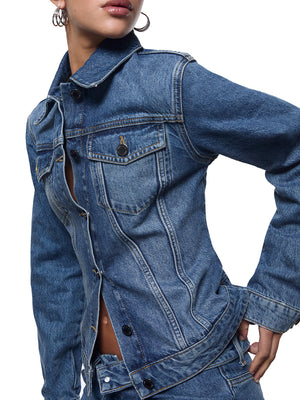 Liu Jo Giacca Liu Jo In Denim Con Stringhe - Blu