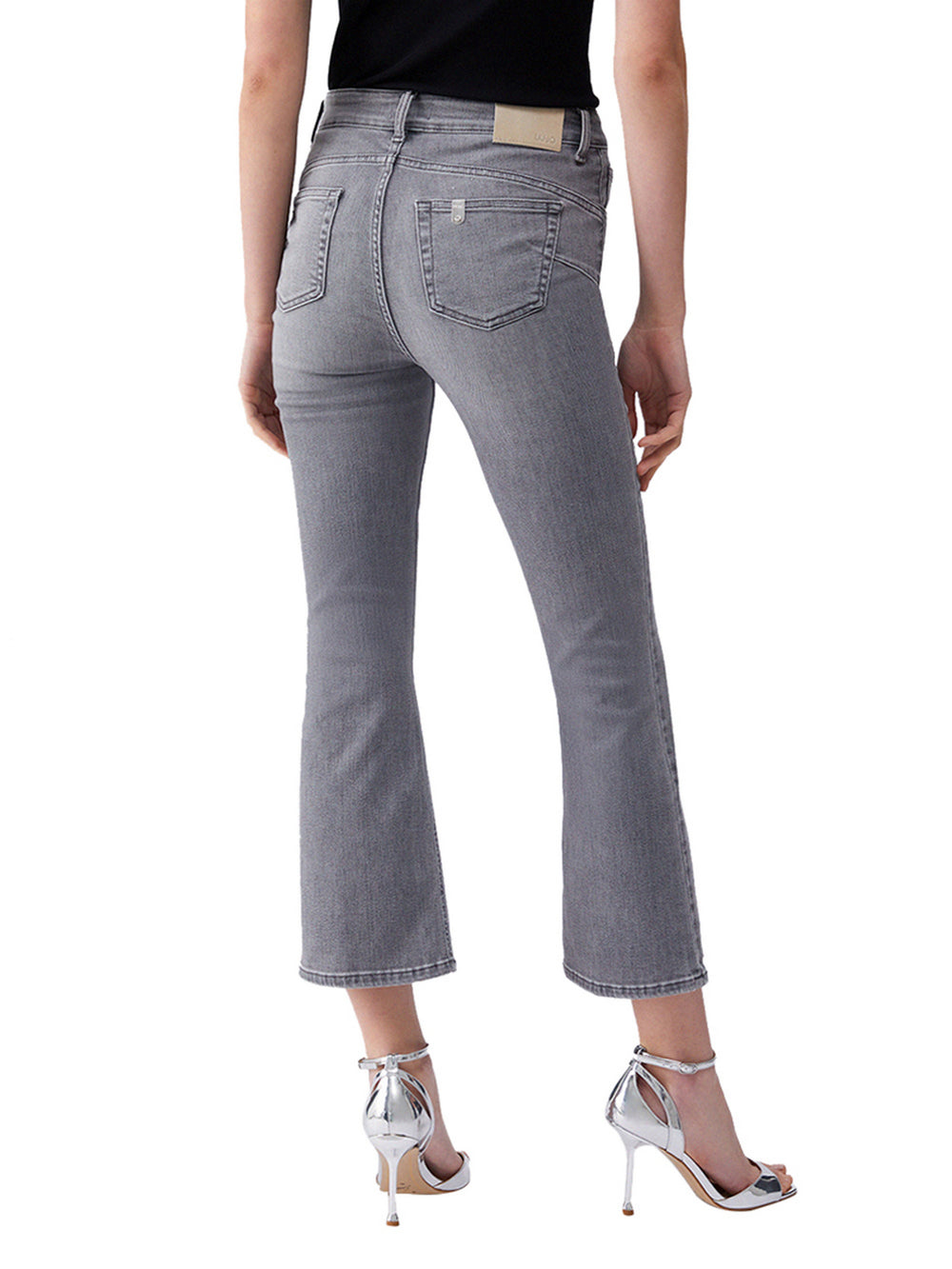 Liu Jo Jeans Liu Jo Bootcut A Vita Alta - Grigio