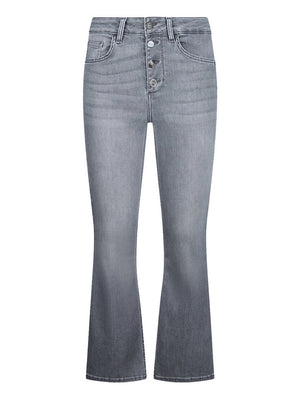 Liu Jo Jeans Liu Jo Bootcut A Vita Alta - Grigio