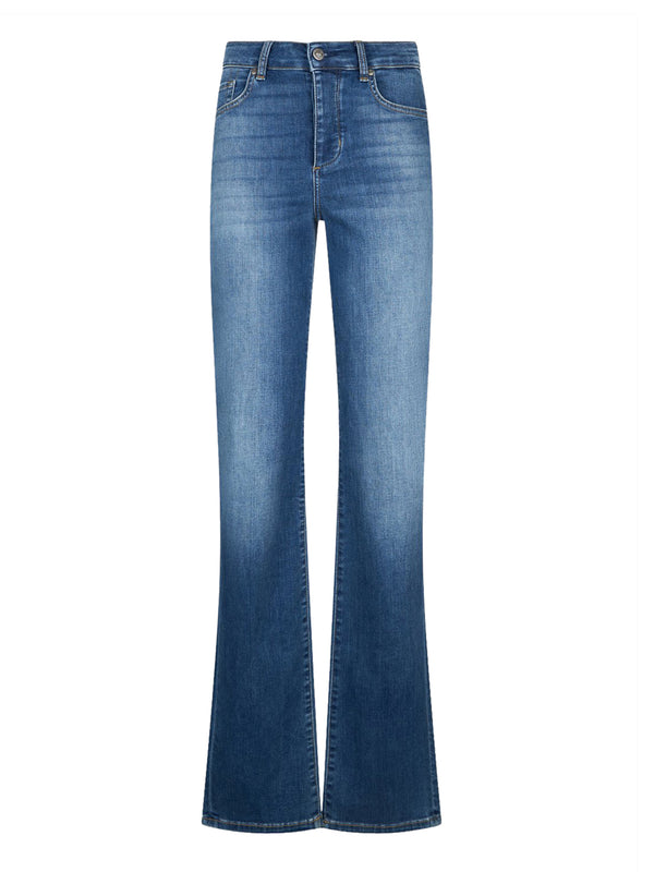 LIUJO DENIM Jeans Straight A Vita Alta Liu Jo Denim