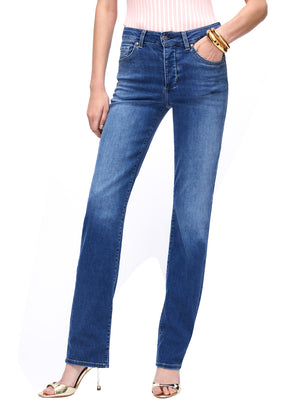 LIUJO DENIM Jeans Straight A Vita Alta Liu Jo Denim