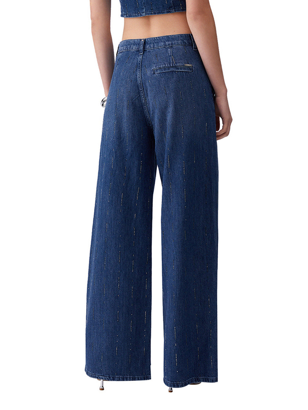 Liu Jo Jeans Liu Jo Flare Con Strass - Denim