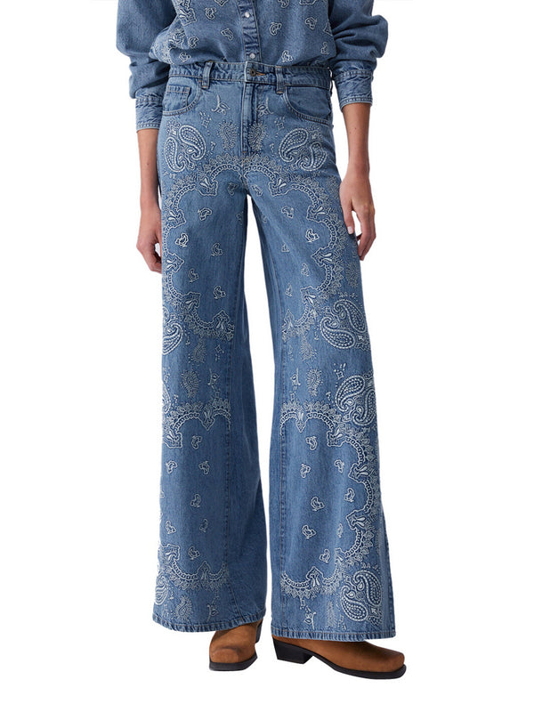 Liu Jo Jeans Flare Ricamo Liu Jo - Denim